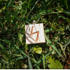 БРЕЛОК ДЕРЕВ'ЯНИЙ КВАДРАТНИЙ РУНА СОУЛ KEYRING WOODEN SQUARE SOUL RUNE